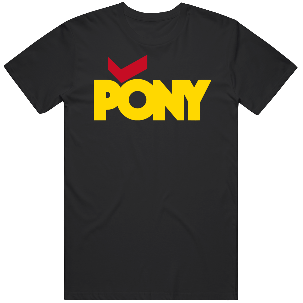 Retro Pony 1980's Vintage Logo V8 T Shirt Retro Pony 1980's Vintage Logo V8 T Shirt