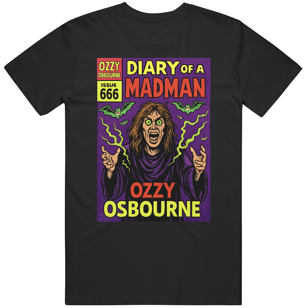 Diary Of A Madman Ozzy OSBOURNE Fan T Shirt Diary Of A Madman Ozzy OSBOURNE Fan T Shirt