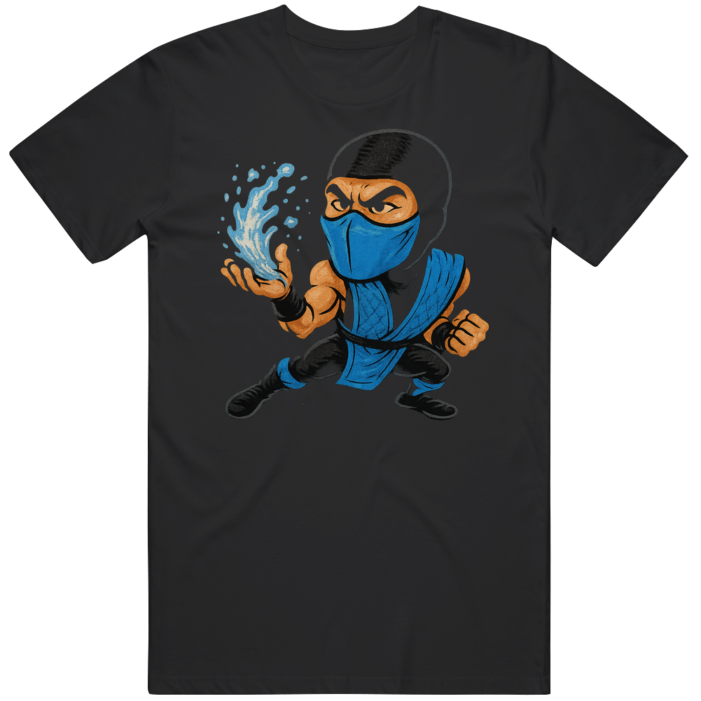 Sub-Zero Vintage Retro Caricature Video Game T Shirt Sub-Zero Vintage Retro Caricature Video Game T Shirt