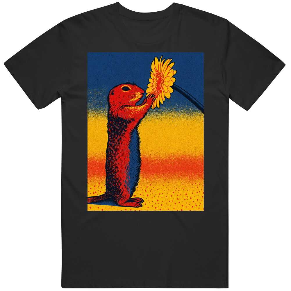 Cool Squirrel Sunflower Gift Idea T Shirt Cool Squirrel Sunflower Gift Idea T Shirt