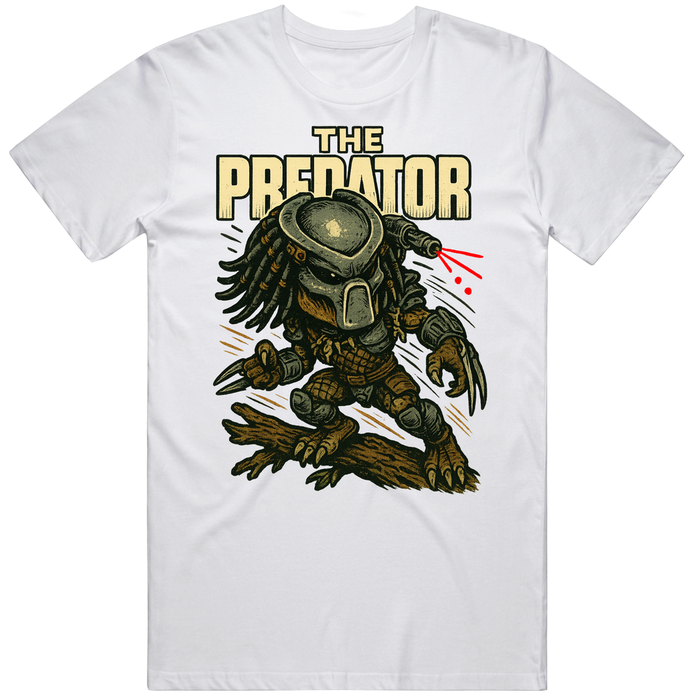 Cool Retro Caricature Predator Fan Great Gift Idea T Shirt Cool Retro Caricature Predator Fan Great Gift Idea T Shirt