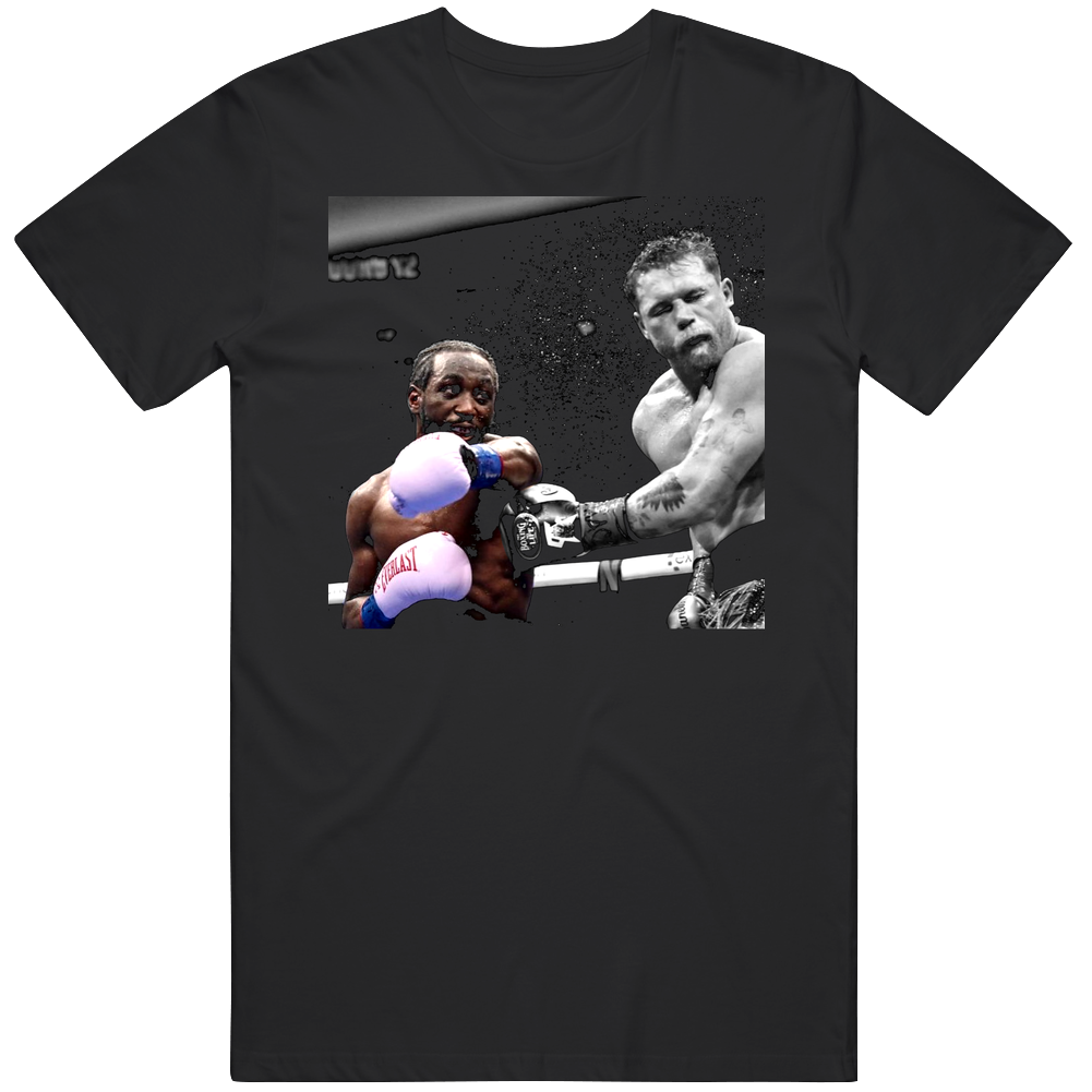 Cool Canelo Crawford Action Shot Boxing Fan Great Gift Idea T Shirt