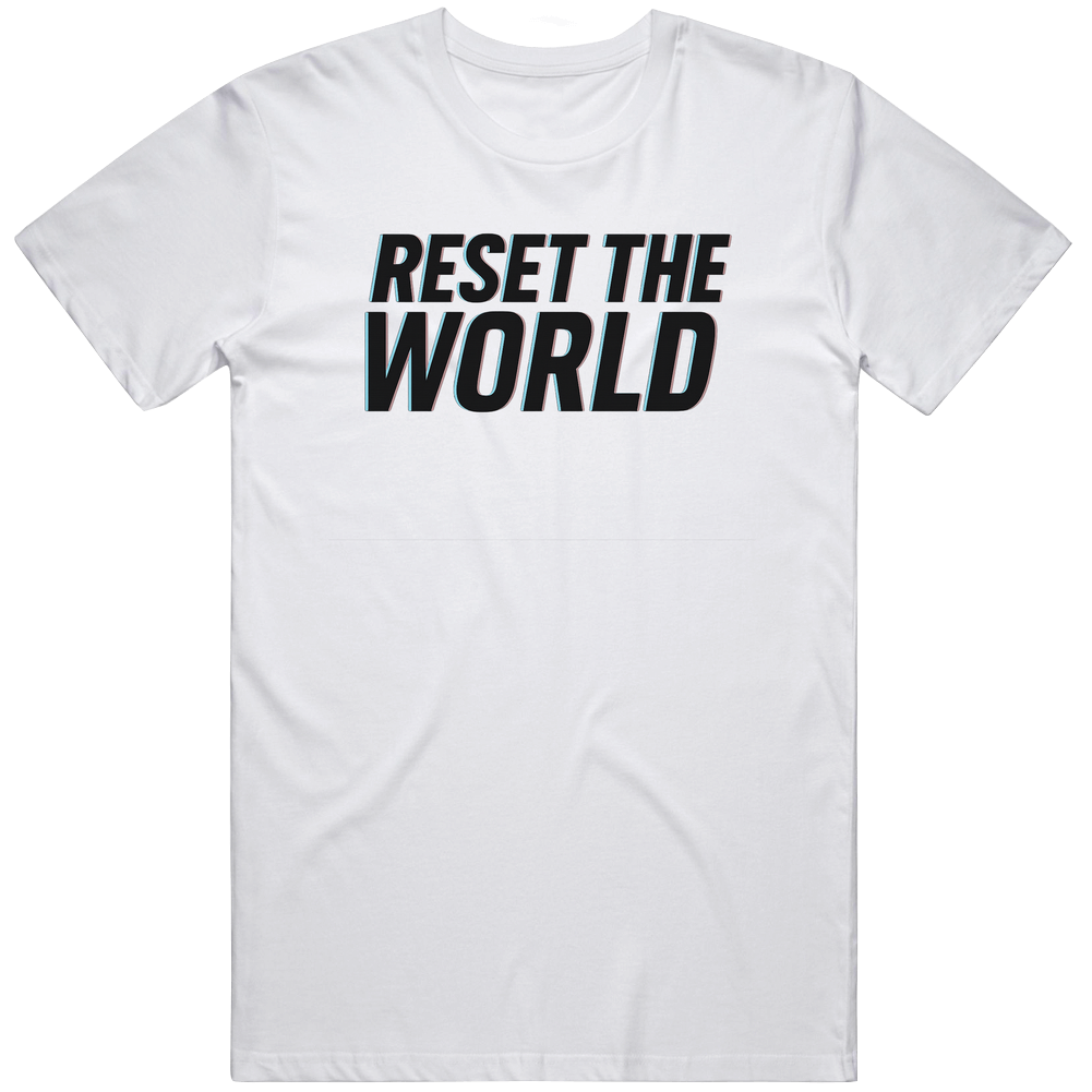Reset The World v4 T Shirt Reset The World v4 T Shirt