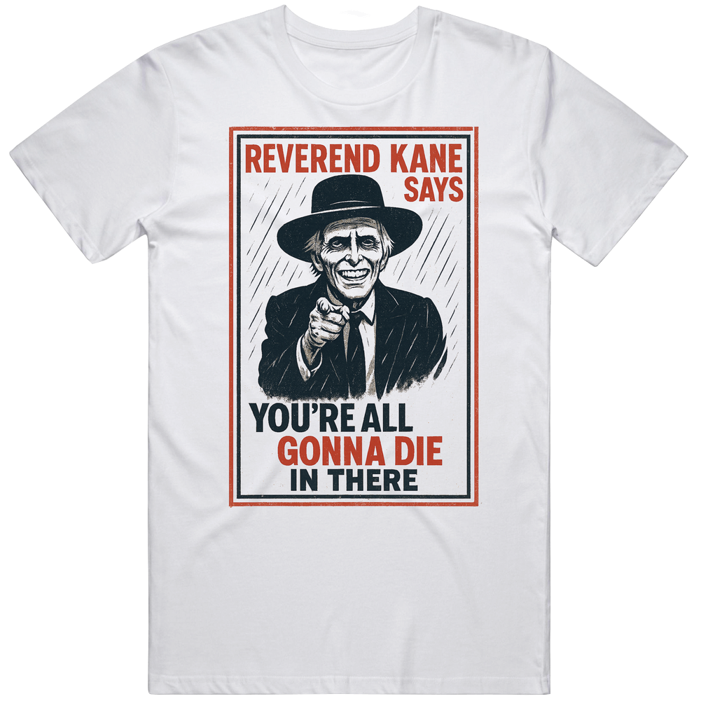 Reverend Kane Funny Uncle Sam Parody Poltergeist 2 Movie Fan T Shirt Reverend Kane Funny Uncle Sam Parody Poltergeist 2 Movie Fan T Shirt