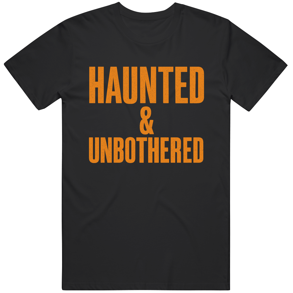 Haunted And Unbothered Candy Funny Halloween T Shirt Haunted And Unbothered Candy Funny Halloween T Shirt