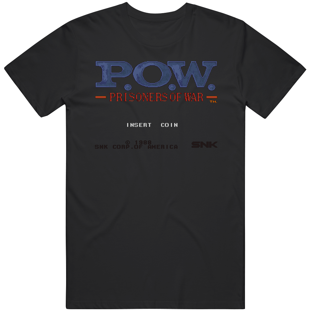 Retro Gamer Fan Prisoners of War Video Game Fan T Shirt Retro Gamer Fan Prisoners of War Video Game Fan T Shirt