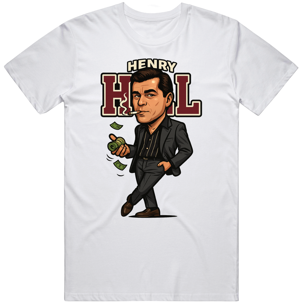 Classic Cult Movie Goodfellas Henry Hill Caricature Movie Fan T Shirt
