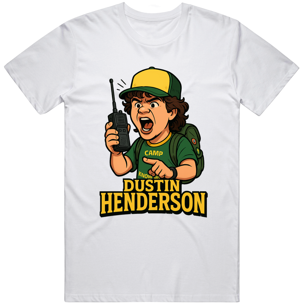 Dustin Henderson Caricature Great Gift Idea T Shirt