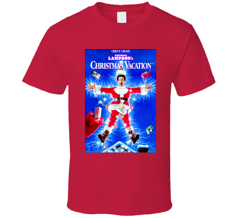 National Lampoons Christmas Vacation Movie Poster T Shirt National Lampoons Christmas Vacation Movie Poster T Shirt