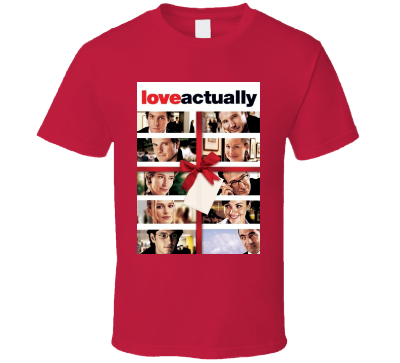 Love Actually Valentine's Day Movie Tshirt Love Actually Valentine's Day Movie Tshirt