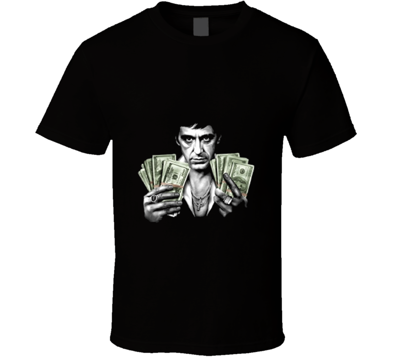 Scarface Movie Money Tshirt Scarface Movie Money Tshirt