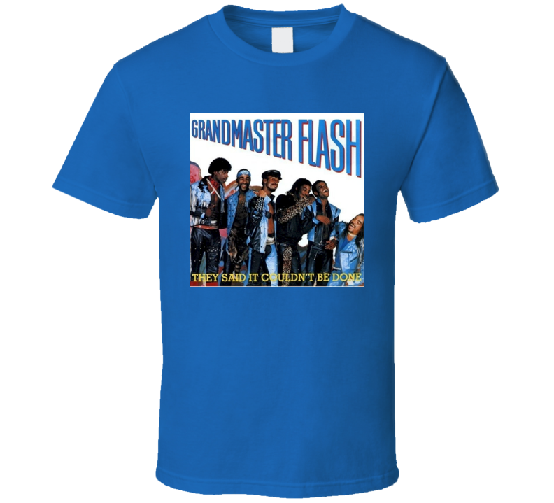 GrandMaster Flash Retro Rap Tshirt GrandMaster Flash Retro Rap Tshirt