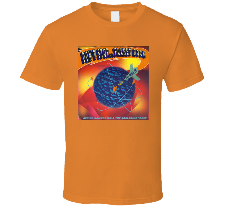 Planet Rock - Don't Stop Album Cover Tshirt Planet Rock - Don't Stop Album Cover Tshirt
