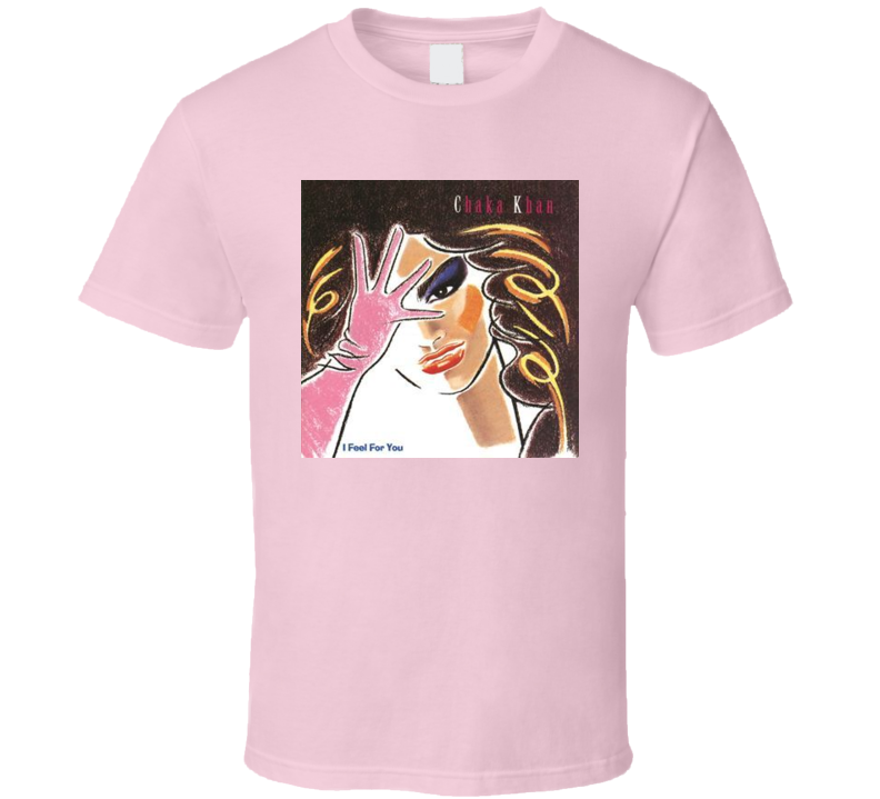 Chaka Khan - I Feel For You Retro Album Cover Tshirt Chaka Khan - I Feel For You Retro Album Cover Tshirt