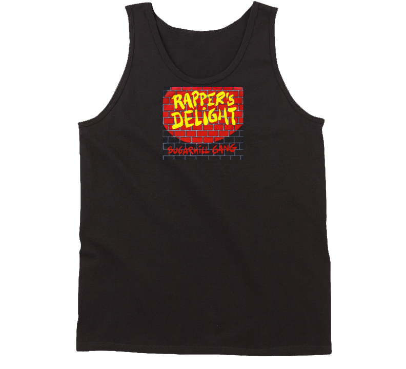 Rapper's Delight Sugar Hill Gang Retro Rap Album Tshirt Rapper's Delight Sugar Hill Gang Retro Rap Album Tshirt