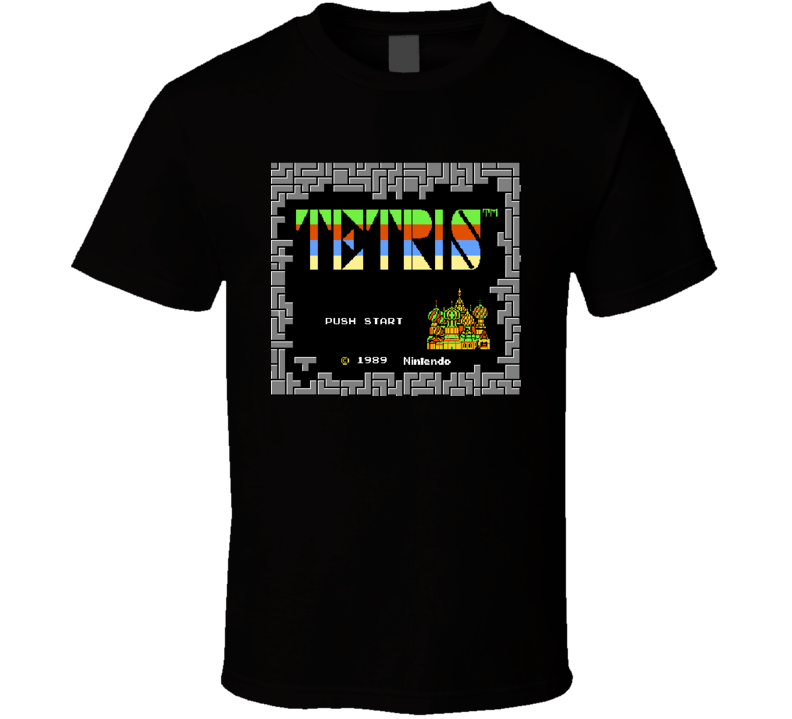 Retro Tetris Video Game Tshirt Retro Tetris Video Game Tshirt