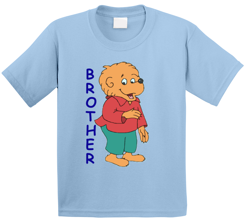 Berenstain Bears Brother Bear 80s Childrens Cartoon T Shirt Berenstain Bears Brother Bear 80s Childrens Cartoon T Shirt