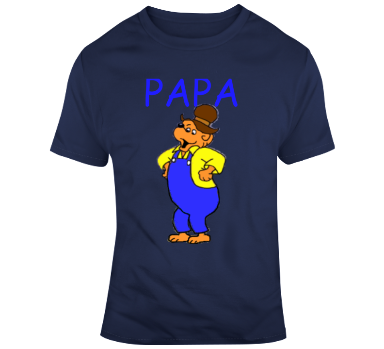 Berenstain Bears Papa Bear Childrens Cartoon 80s T Shirt Berenstain Bears Papa Bear Childrens Cartoon 80s T Shirt