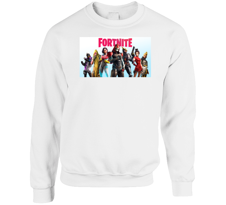 Fortnite Characters Crewneck Sweatshirt Fortnite Characters Crewneck Sweatshirt