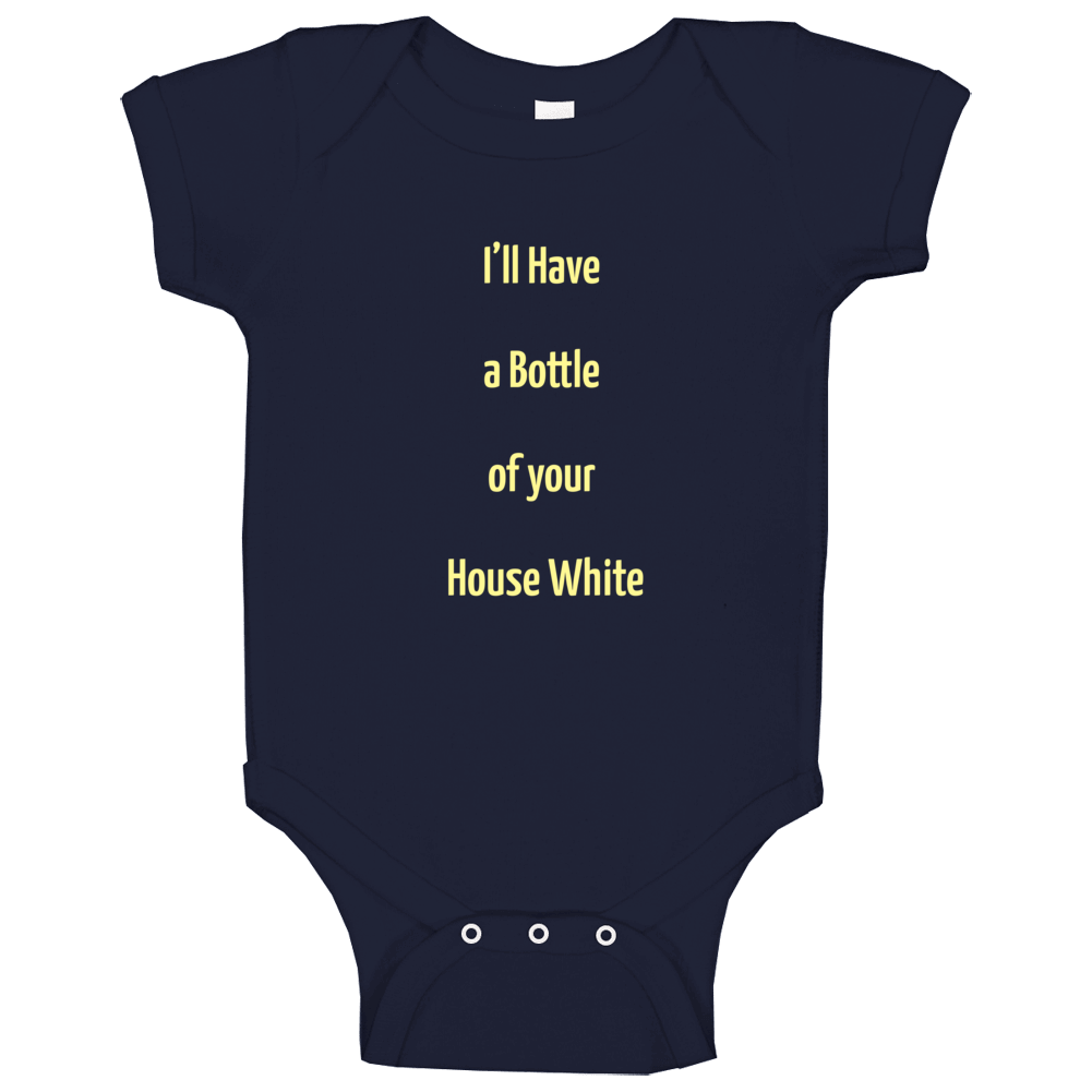 House White Baby Baby One Piece House White Baby Baby One Piece