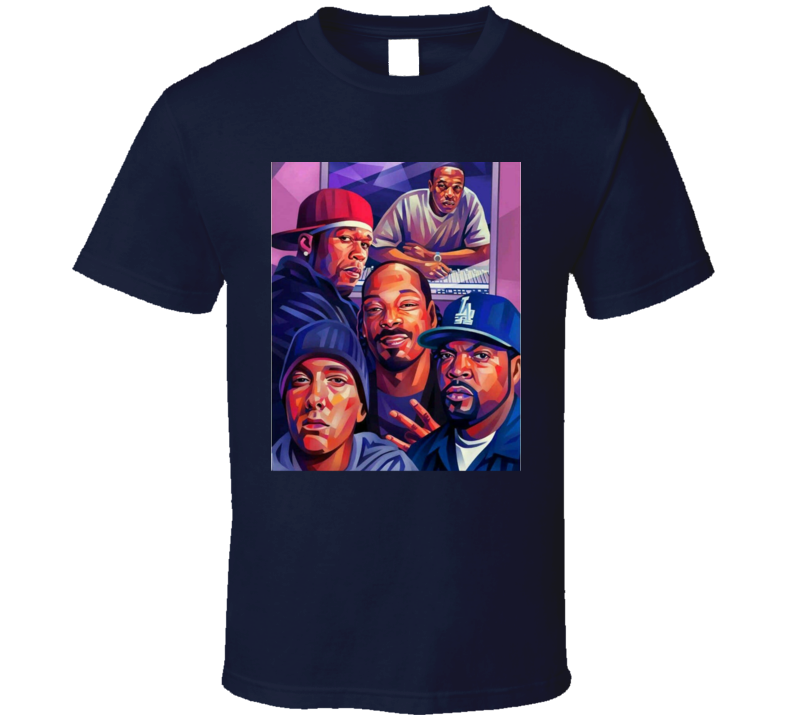 Snoop, Em, 50, Dre And Cube Og Rap T Shirt Snoop, Em, 50, Dre And Cube Og Rap T Shirt
