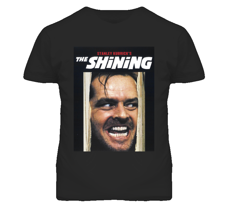 The Shining Horror Movie Poster Tshirt The Shining Horror Movie Poster Tshirt