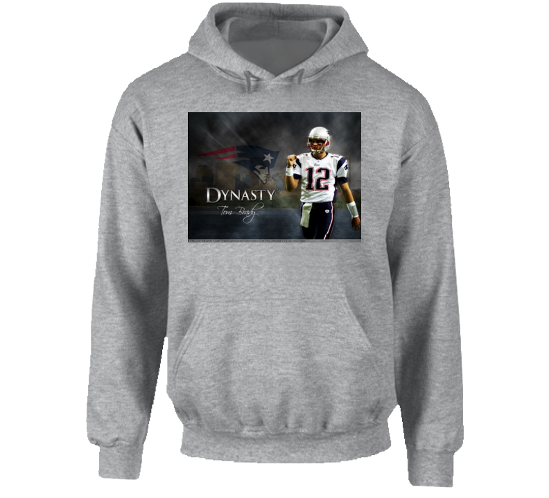 Tom Brady Football Dynasty Pull-Over T Shirt Tom Brady Football Dynasty Pull-Over T Shirt