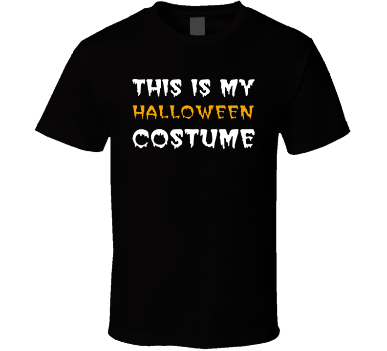Halloween Costume T Shirt Halloween Costume T Shirt