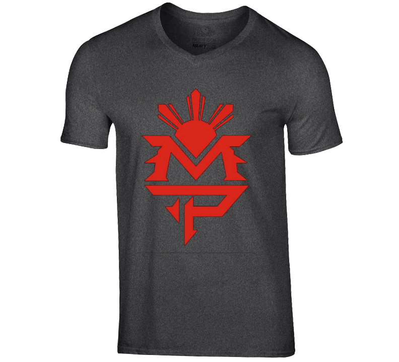 Manny Pacquiao Logo V-Neck Tshirt Manny Pacquiao Logo V-Neck Tshirt