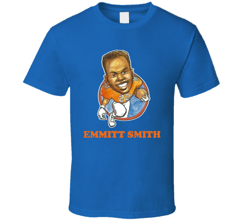 Emmitt Smith Florida Gators College Football Retro Caricature T Shirt Emmitt Smith Florida Gators College Football Retro Caricature T Shirt