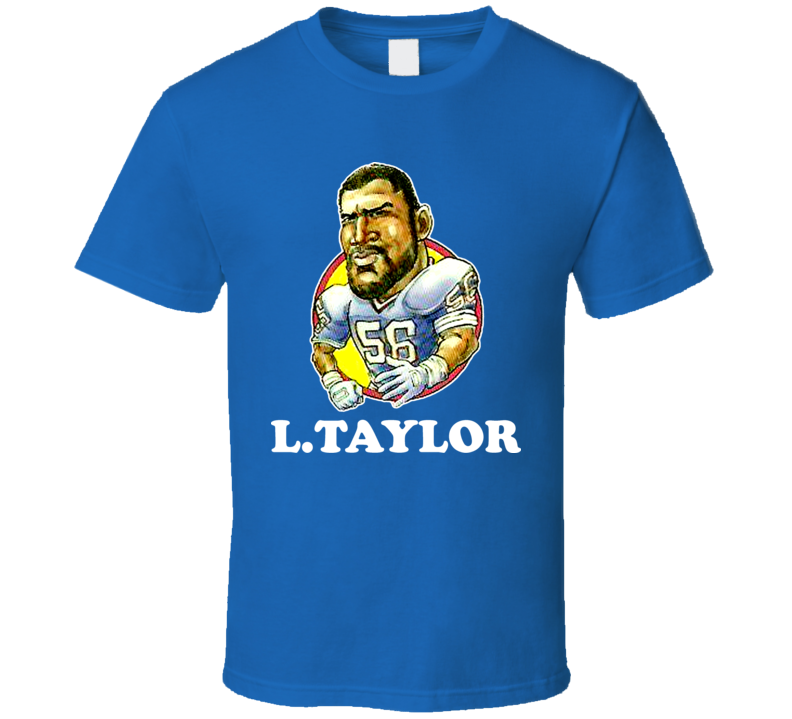 Lawrence Taylor New York Retro Vintage Football Cartoon T Shirt Lawrence Taylor New York Retro Vintage Football Cartoon T Shirt