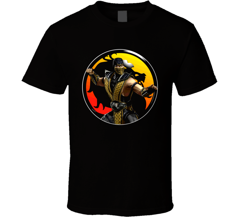 Scorpion Mortal Kombat Classic Video Game Fighter T Shirt Scorpion Mortal Kombat Classic Video Game Fighter T Shirt