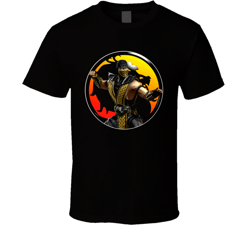 Scorpion Mortal Kombat Classic Video Game Fighter T Shirt