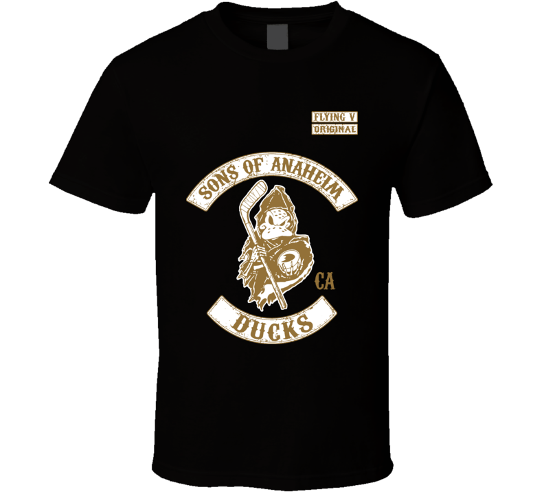 Sons Of Anaheim SOA Style California Ducks Hockey T Shirt