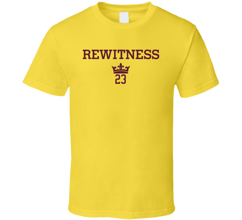 Rewitness 23 Back To Cleveland MVP Basketball T Shirt