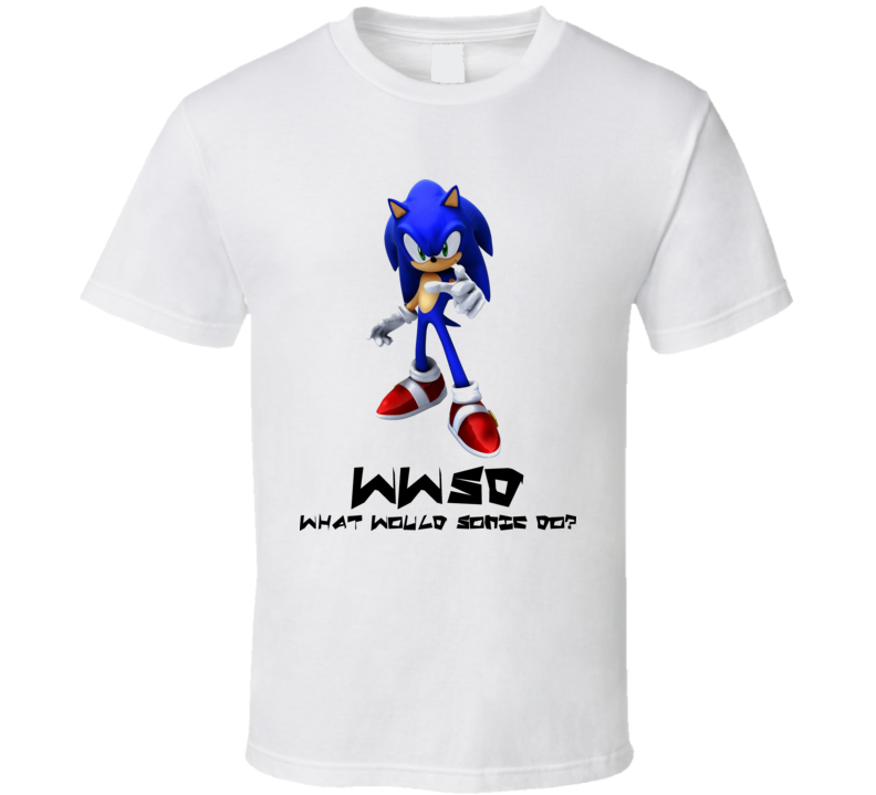Wwjd Sonic The Hedgehog Video Game T Shirt Wwjd Sonic The Hedgehog Video Game T Shirt