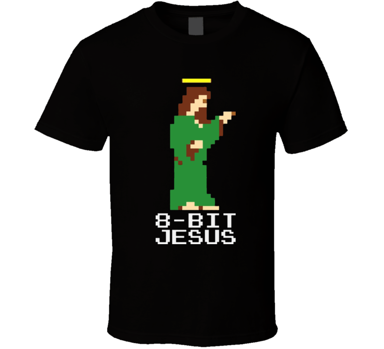 8 Bit Jesus Parody Retro Game T Shirt 8 Bit Jesus Parody Retro Game T Shirt