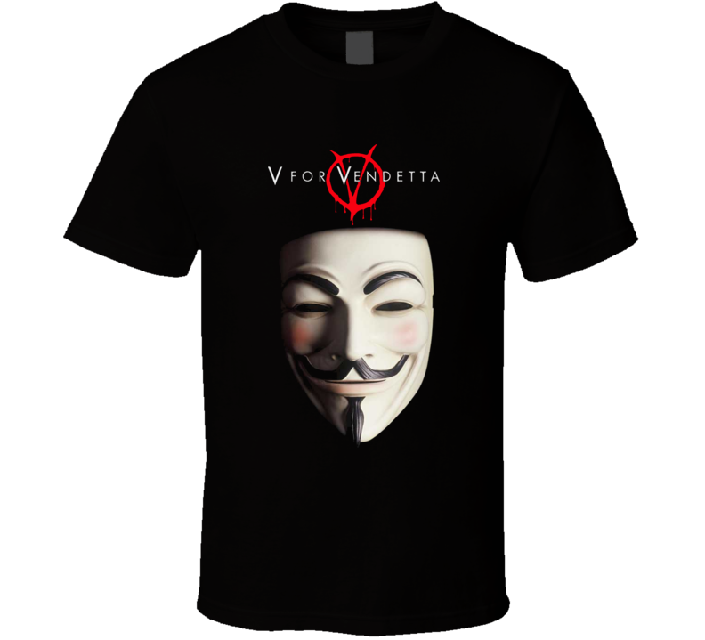 V For Vendetta Movie T Shirt V For Vendetta Movie T Shirt