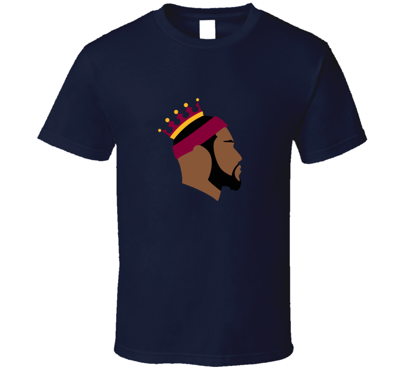 Lebron James King Cleveland Silhouette Basketball T Shirt Lebron James King Cleveland Silhouette Basketball T Shirt