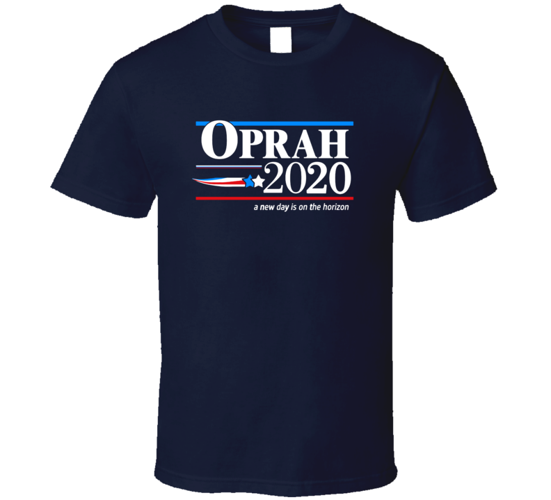 Oprah 2020 Presidential Political Navy T Shirt Oprah 2020 Presidential Political Navy T Shirt