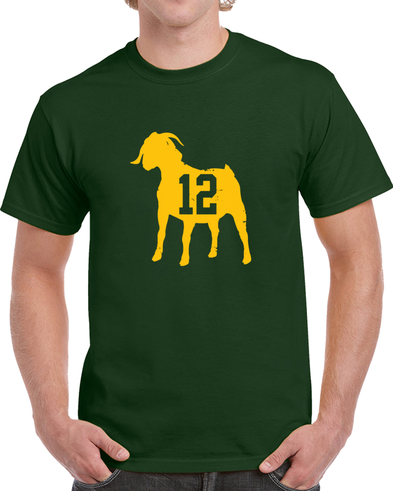 Aaron Rodgers Green Bay Qb G.o.a.t. T Shirt Aaron Rodgers Green Bay Qb G.o.a.t. T Shirt