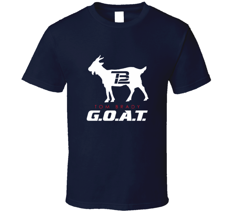 Tom Brady G.o.a.t New England Football T Shirt