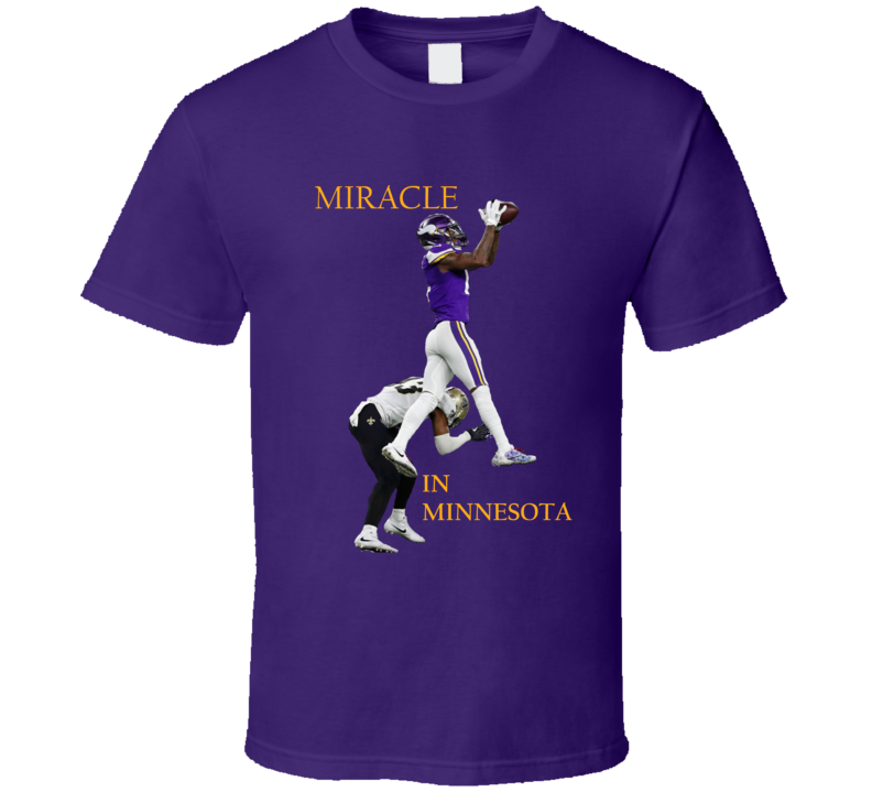 Miracle In Minnesota The Catch Stefon Biggs Football T Shirt Miracle In Minnesota The Catch Stefon Biggs Football T Shirt