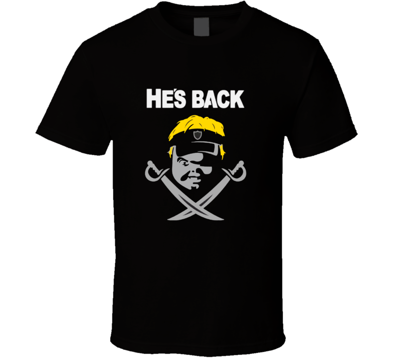 Oakland Jon Gruden Chuckys Back Coach Football T Shirt Oakland Jon Gruden Chuckys Back Coach Football T Shirt