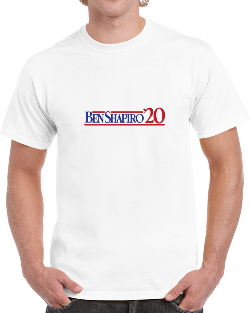 Ben Shapiro For President Men And Youth White T Shirt Ben Shapiro For President Men And Youth White T Shirt