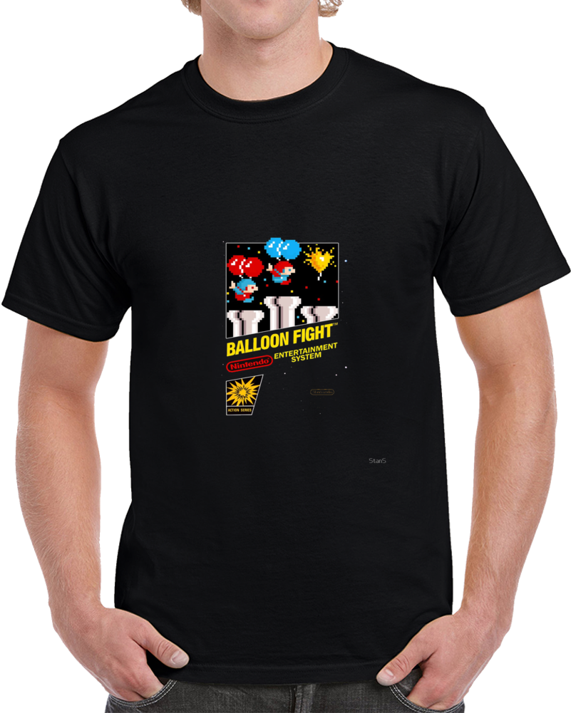 Ballon Fight Nintendo Retro Video Game Gaming T Shirt