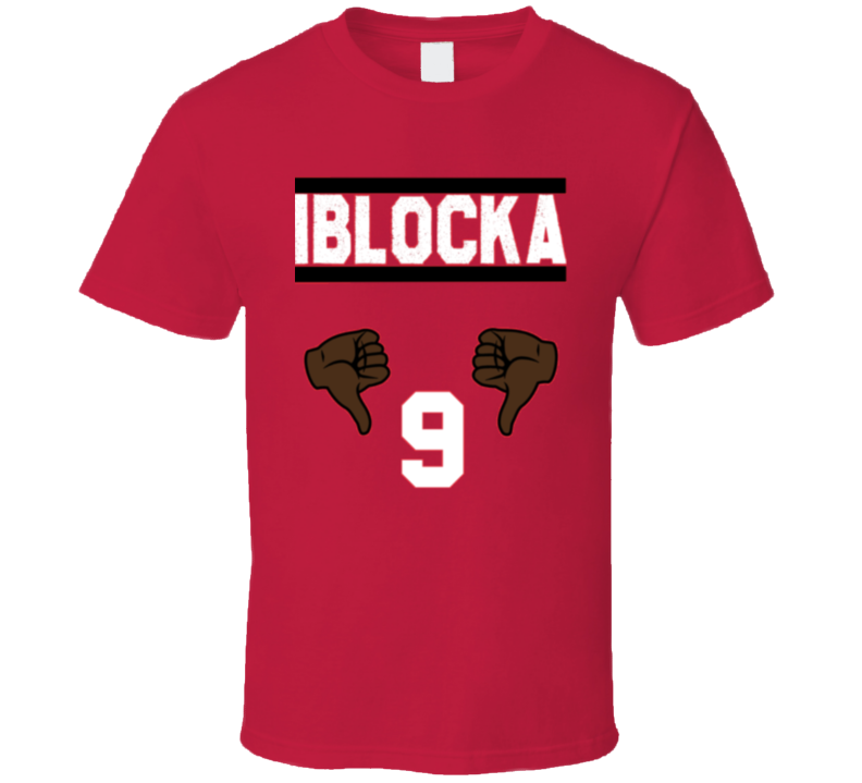Serge Ibaka Iblocka Toronto Baskerball Team Thumbs Down Fan T Shirt Serge Ibaka Iblocka Toronto Baskerball Team Thumbs Down Fan T Shirt
