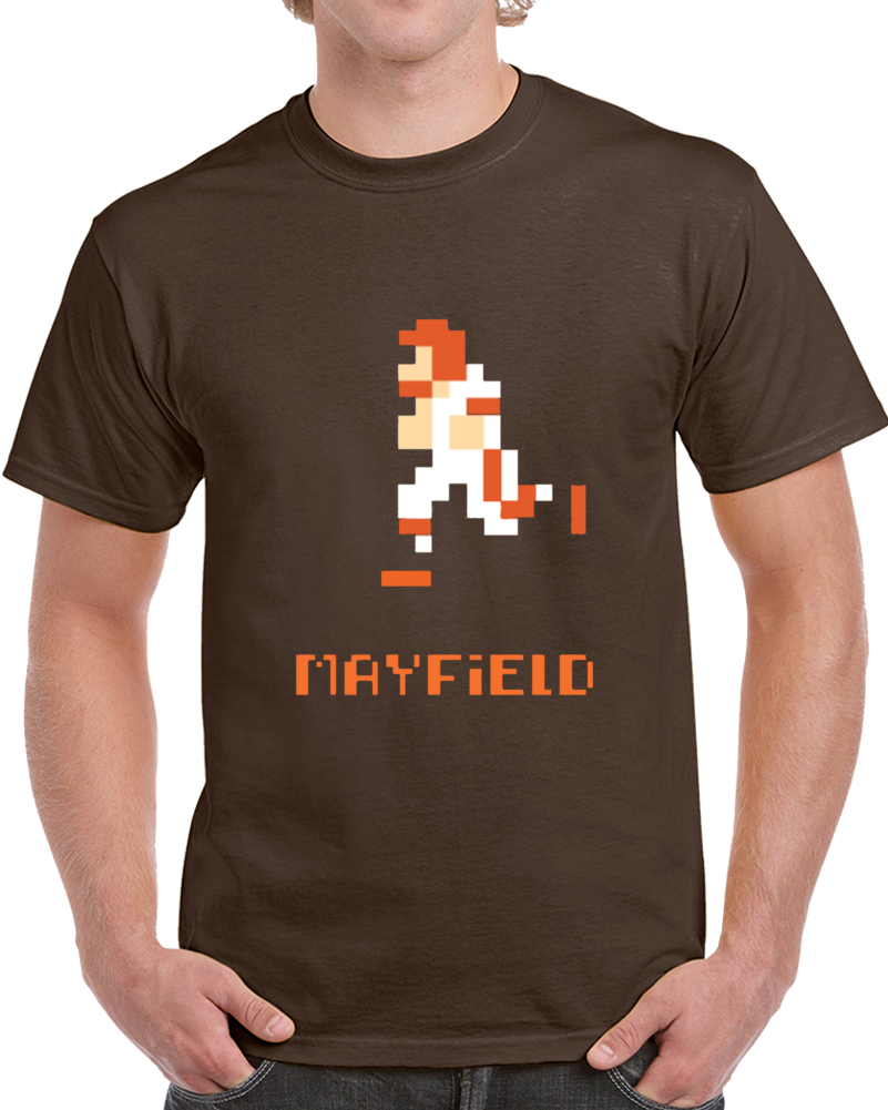 Baker Mayfield 8 Bit Tecmo Bowl Retro Vintage Cleveland Qb Football T Shirt Baker Mayfield 8 Bit Tecmo Bowl Retro Vintage Cleveland Qb Football T Shirt