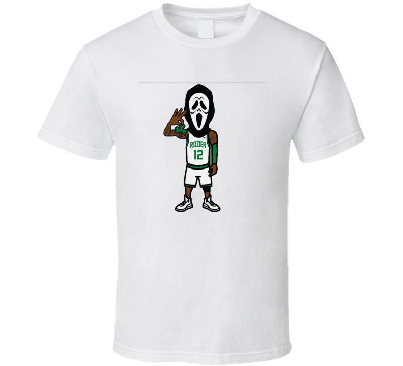 Scary Terry Rozier I Know What You Did Last Summer Boston Basketball White T Shirt  