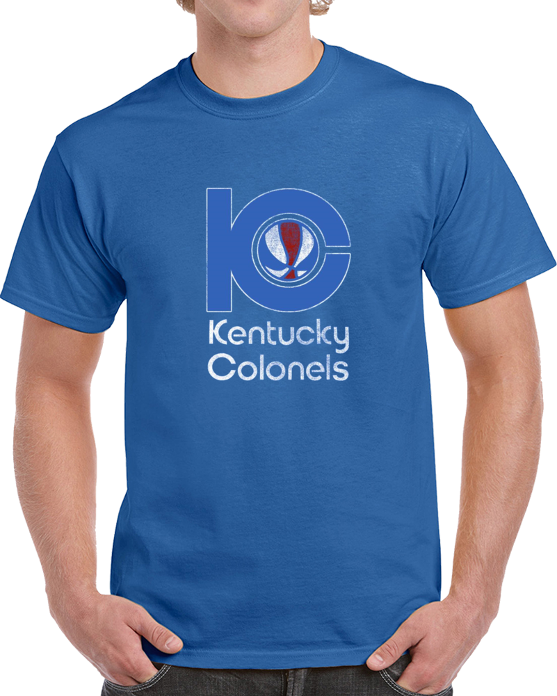 Kntucky Colonels Aba Defunct Basketball Team Retro Vintage Distressed T Shirt Kntucky Colonels Aba Defunct Basketball Team Retro Vintage Distressed T Shirt